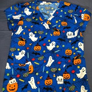 Halloween Scrub top